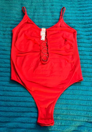 Bikini + top Red thumbnail 1
