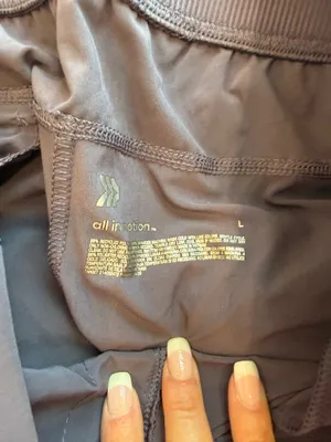 All in Motion Pants Jogger Cargo Cozy Pockets Muted Purple L thumbnail 2
