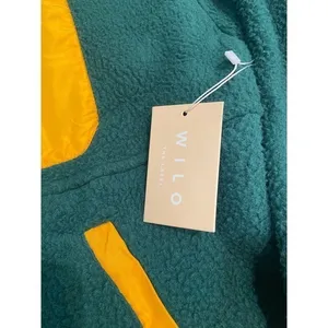 NWT Wilo The Label Cosy Fleece Teal‎ and Marigold- Size Small thumbnail 5