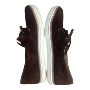 Ugg Carilyn Women Brown Leather Shoes Size 5 Suede Lace Up Casual Shoes Comfort thumbnail 4