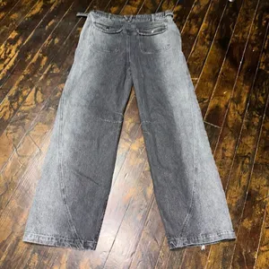 Fine Culture washed black skater Y2K luxe grunge L jeans thumbnail 2