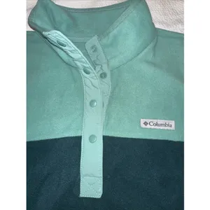 Columbia Women`s Snap Fleece Pullover(Green, M) thumbnail 2