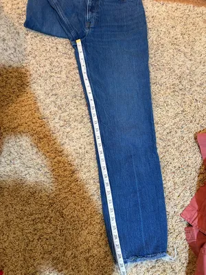 Abercrombie & Fitch 90s Straight Ultra High Rise Blue Denim Jeans Size 27/4 thumbnail 15
