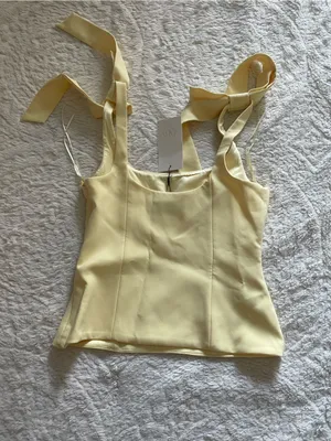 Zara Stretch Top With Bows thumbnail 4