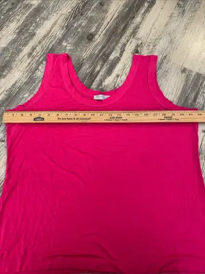 Anatomie Relaxed Made in Italy Tank T-Shirt Pink Size XL thumbnail 7