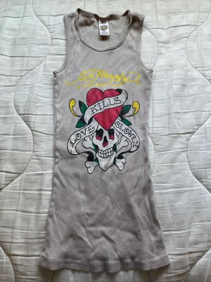Ed Hardy Skull Tank Top thumbnail 1