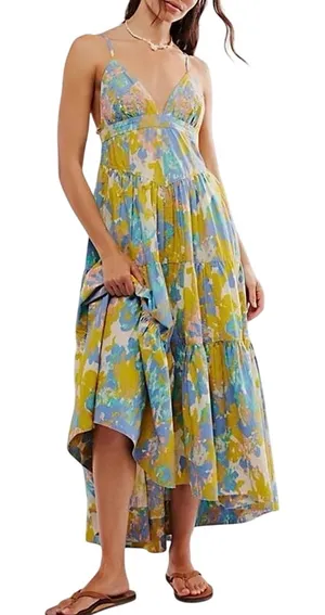 FREE PEOPLE Long Love Midi Dress Size XL New with Tag MSRP $168 Sold out online thumbnail 1