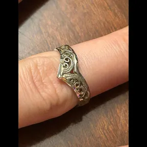 Ring band 925 sterling silver size size 6 1.73g thumbnail 4