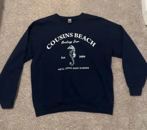 Altar’d State Cousins Beach Navy Crewneck thumbnail 1