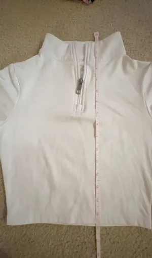 Vitality / Balance Athletica white cropped quarter zip 🤍 thumbnail 6
