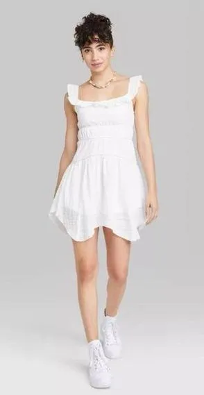 Wild Fable Women's Ruffle Tiered Dress thumbnail 1