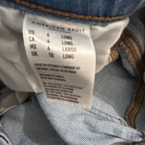 American Eagle next level stretch copper‎ stitch high waist distressed skinny thumbnail 6