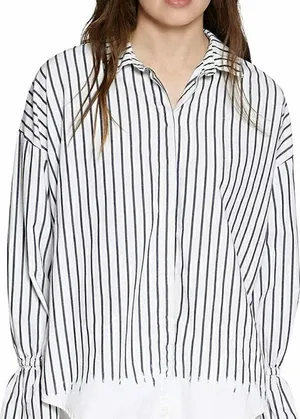 Sanctuary Hazel Boy button front  blouse size large thumbnail 1