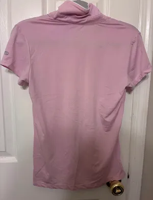 Etonic Women’s Pink Short Sleeve Polo Shirt thumbnail 2
