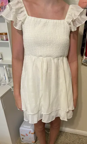 Altar’d State Dress Off White Size Medium  thumbnail 1