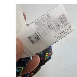 NWT J. Crew Classic‎ Paisley Hair Tie Scarf Black Colorful OLDSTOCK RARE Holiday thumbnail 2