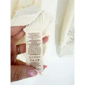 Free People Saheli Embroidered Long Sleeve Tunic Top Women's XS‎ Cream Boho Chic thumbnail 9