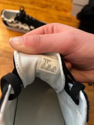 black and white vans sneakers thumbnail 6