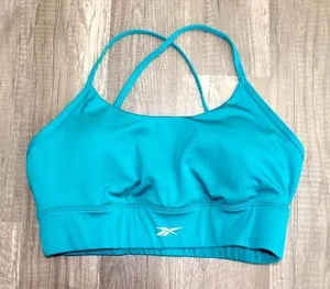 Reebok speedwick sports bra teal‎ size medium thumbnail 1