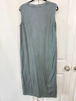 Lou & Grey Sleeveless Maxi Dress in Slate Blue-Gray thumbnail 2