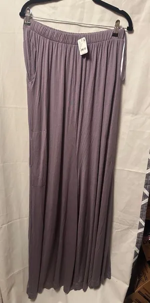 NWT Free People Beach Free-est Wide Leg Lounge Pants Size XS In Purple Taupe thumbnail 1