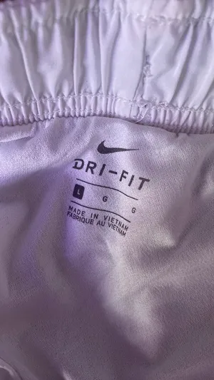 White Large Nike Shorts Dri-Fit thumbnail 2