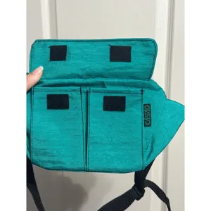 Vintage Casad Teal Fanny Pack Nylon Waist Bum Bag‎ Retro Gorpcore Granola 80s thumbnail 5