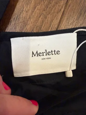 Merlette Senda Top in Black Medium NWT - C30-136 thumbnail 2