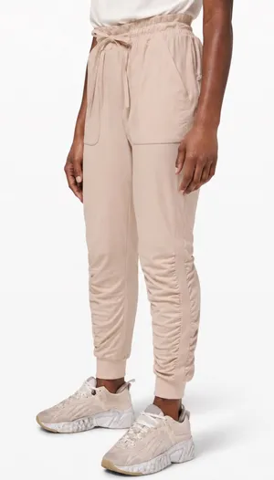 Lululemon Beyond The Studio Joggers 28” High Rise Feather Pink Athletic Pants 8 thumbnail 1