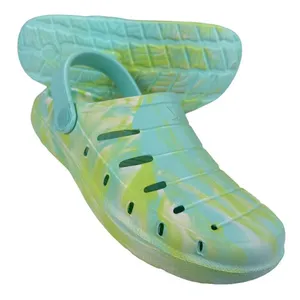 Rugged Shark Tie-die Green EVA Clogs Women’s Size 8 thumbnail 1