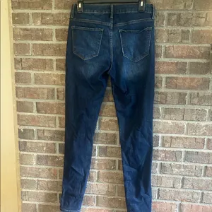 Old Navy Rockstar Women's Dark Blue Jeans 6 Long thumbnail 2