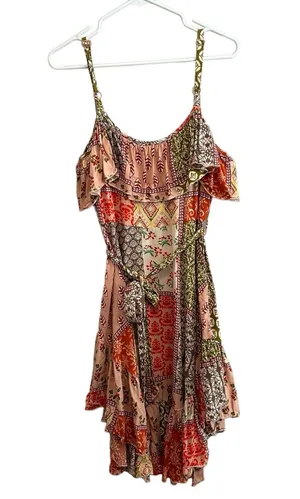 Anthropologie Abel the Label Gypsiana Athena Patchwork Dress Floral Boho G23 thumbnail 1