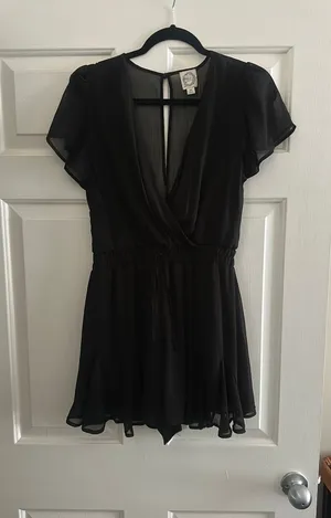 Blue Rain Black romper thumbnail 1