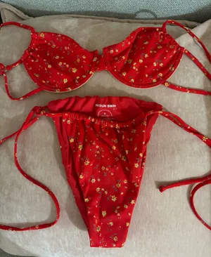 PacSun Red Bikini Set thumbnail 1