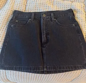 Aritzia Denim Forum Skirt Blue Size 24 thumbnail 1