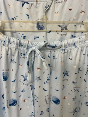 Moon and Stars PJ Set Blue Size XL thumbnail 3