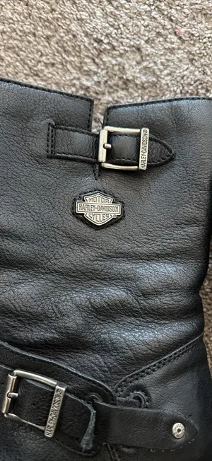 Harley-Davidson size 8 leather boots  thumbnail 2