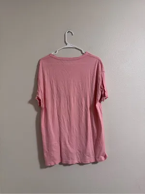 NWT American eagle Relaxed Fit Short Sleeve Tee - Pink thumbnail 3