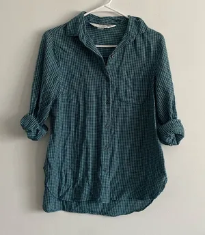 Old Navy Blue Brigham Button Down thumbnail 1