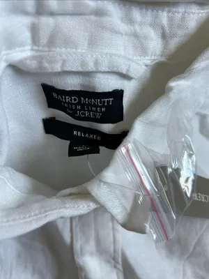 J. Crew Capitaine shirt in Baird McNutt Irish linen thumbnail 3