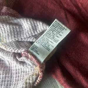 Free‎ People Floral Maroon Puff Sleeve LS Top Size Medium thumbnail 8