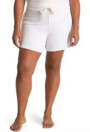 NWT Theo & Spence Lounge Pajama Shorts in White‎ thumbnail 1