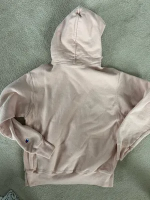 Champion Light Pink Reverse Weave Hoodie thumbnail 7