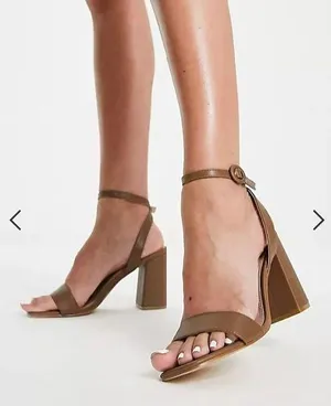 ASOS Raid Wink block heel sandals thumbnail 1
