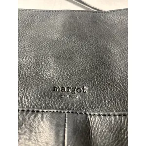 Margot Soft Black Genuine Leather Handbag Crossbody Purse Adjustable Strap thumbnail 2