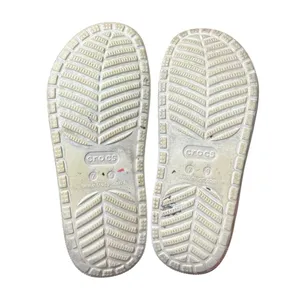Crocs Baya Platform Sandal Unisex Women's 9 Men's 7 White Gray Slides thumbnail 9