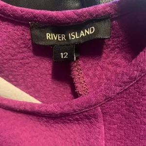 River Island women’s dress, size 8. Purple Short Sleeve thumbnail 7