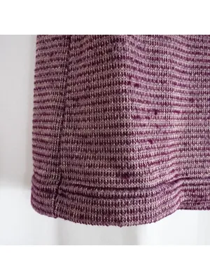 Free People Metallic Ribbed Scoop Purple Top Women Small thumbnail 5
