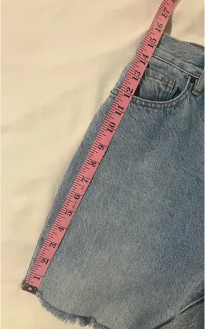 PacSun Light Wash Denim Cutoff Shorts thumbnail 7