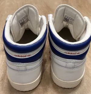 vintage red white and blue reebok high top sneakers thumbnail 4